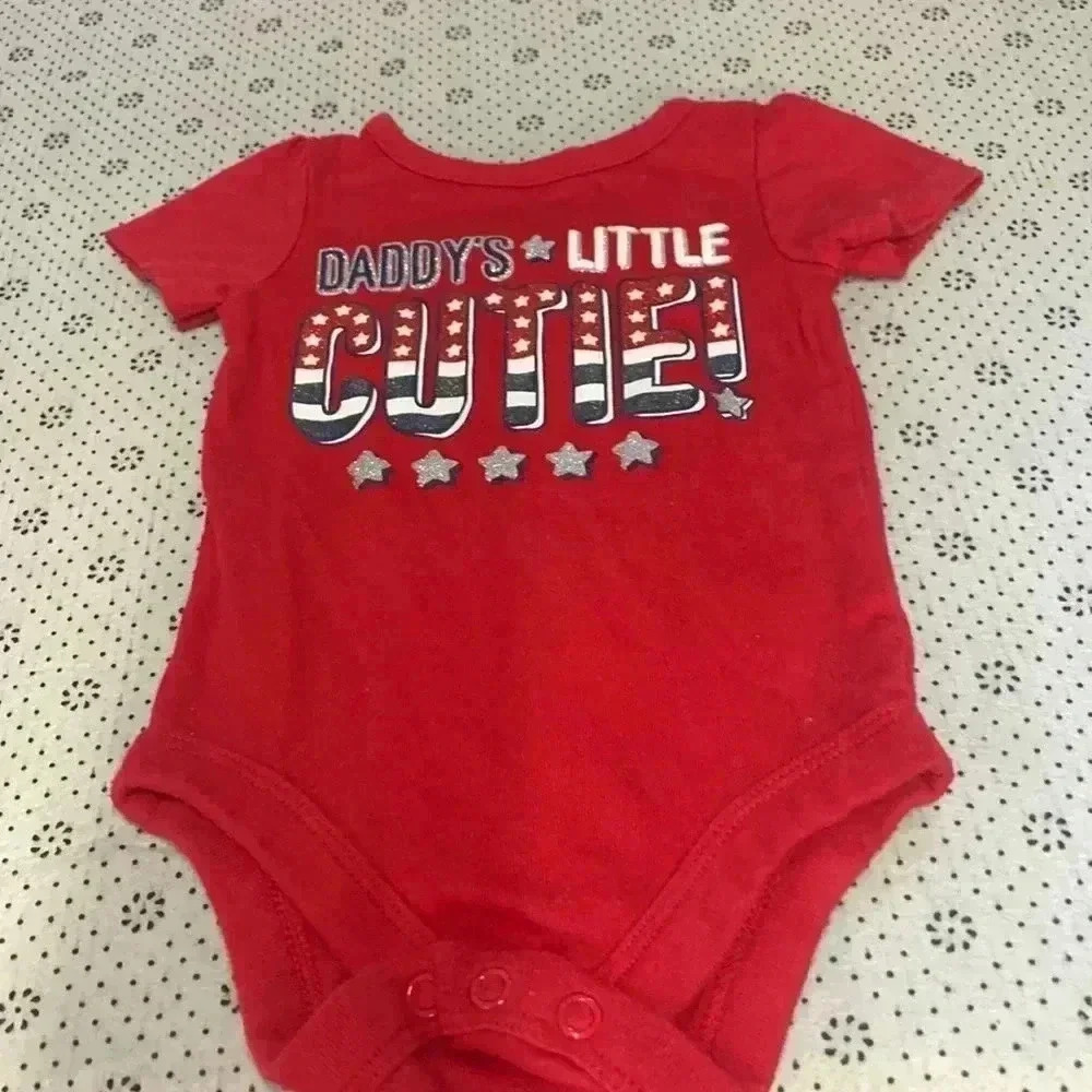 Patriotic baby onzie